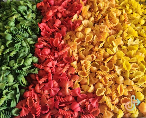 Gekleurde Pasta
