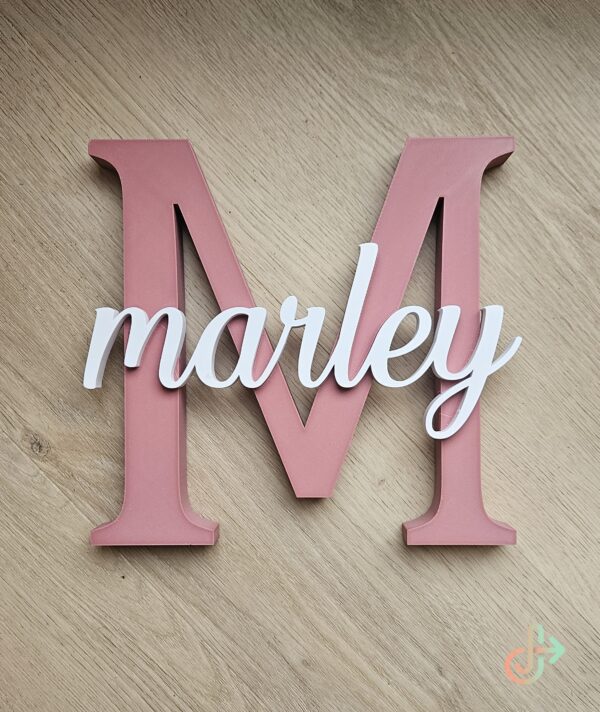 Gepersonaliseerde 3D Letter met Naam