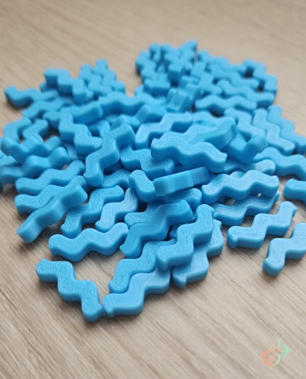 Wave rijst - Licht Blauw